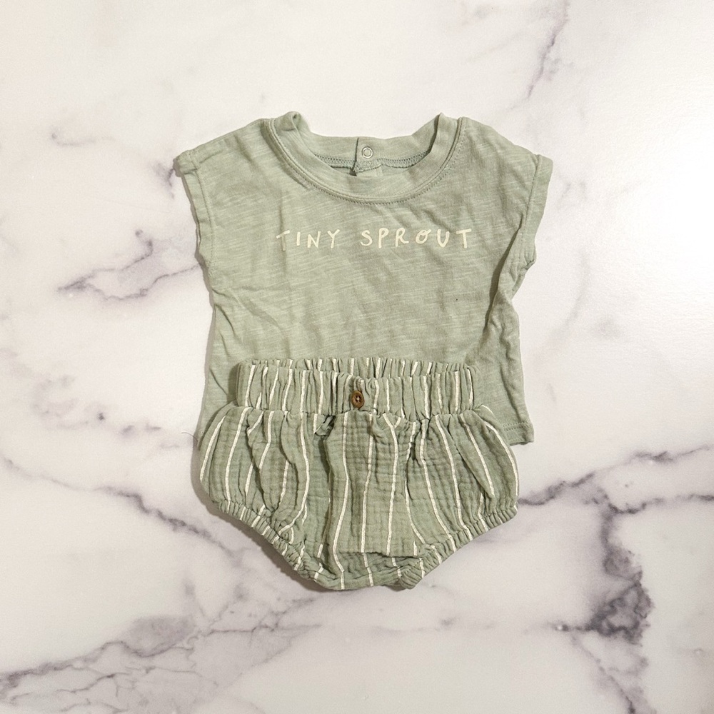 Kids Matching Set - Soft Green